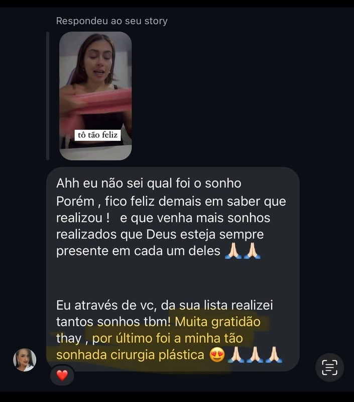 Depoimento de cliente 1